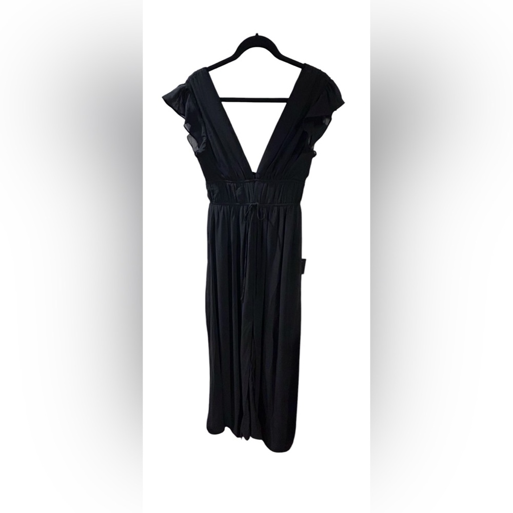 Lulus I'm All Yours Black Ruffled Maxi Dress Size Small New NWT - Picture 11 of 17